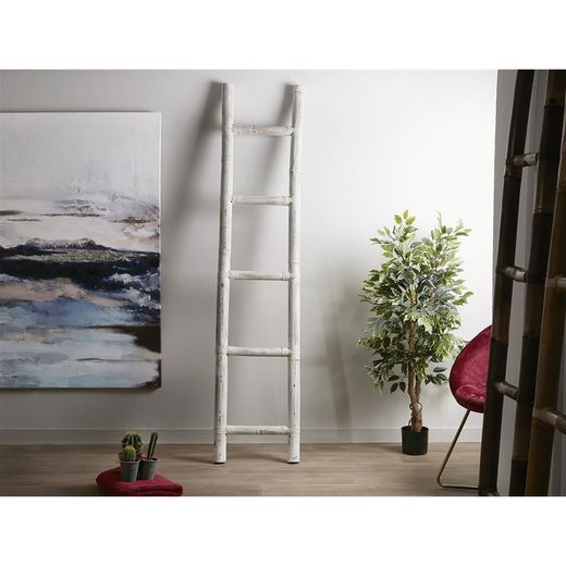 Διακοσμητική Σκάλα Pickled White Bamboo, 40x200 cm