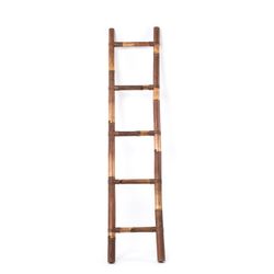 Brun Bambus dekorativ stige, 40x200 cm