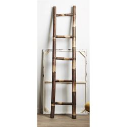 Brun Bambus dekorativ stige, 40x200 cm