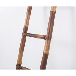 Brun Bambus dekorativ stige, 40x200 cm