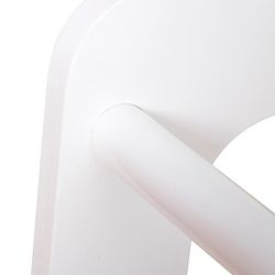 Black and white wooden learning tower, 43 x 40 x 86.5 cm | evolution II