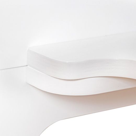 Black and white wooden learning tower, 43 x 40 x 86.5 cm | evolution II