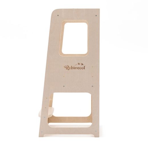 Torre de aprendizaje montessori de madera en natural, 40 x 44 x 90 cm | Evolutive