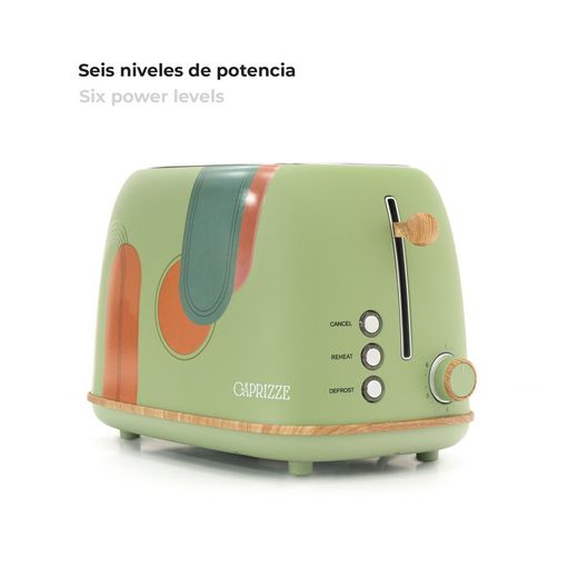 Confezione di elettrodomestici: 1 tostapane e 1 bollitore in verde