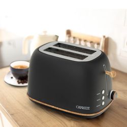 Czarny toster, 29,2 x 18 x 19 cm | kaito