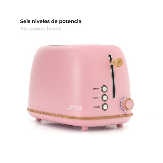 Różowy toster, 29,2 x 18 x 19 cm | kaito