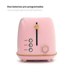 Różowy toster, 29,2 x 18 x 19 cm | kaito