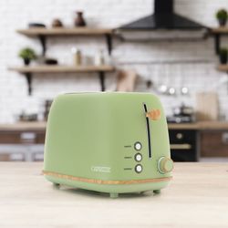 Zielony toster, 29,2 x 18 x 19 cm | kaito