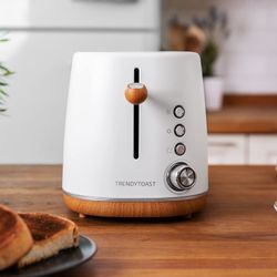 Grille-pain vertical TrendyToast 9000 Blanc Woody Cecotec