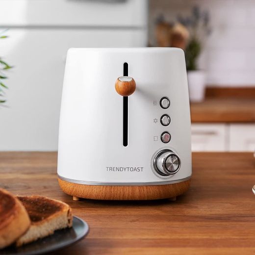 Grille-pain vertical TrendyToast 9000 Blanc Woody Cecotec