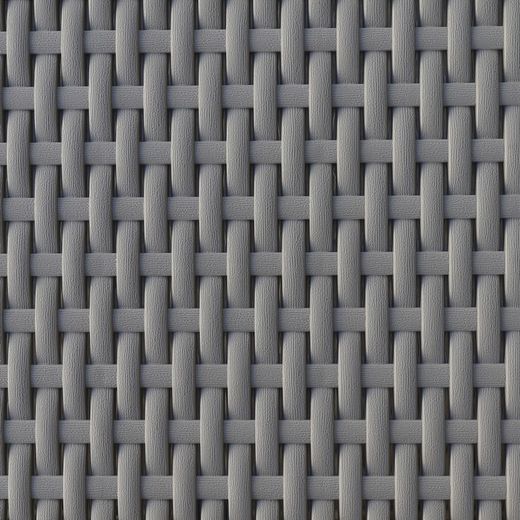 TREVISO - Resin Garden Set 1 sofa + 2 Armchairs + Light Gray Table