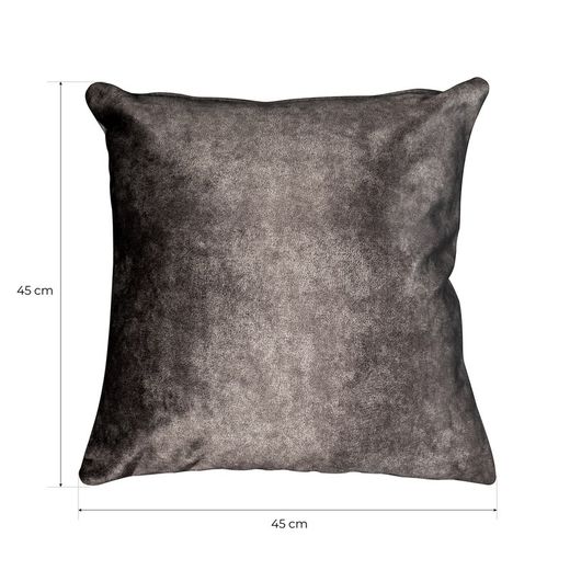 TROMSO | Graubraunes Kissen 45 x 45 cm