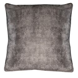 TROMSO | Housse de coussin gris marron 60 x 60 cm
