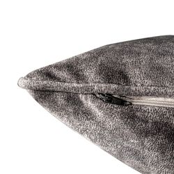 TROMSO | Housse de coussin gris marron 60 x 60 cm