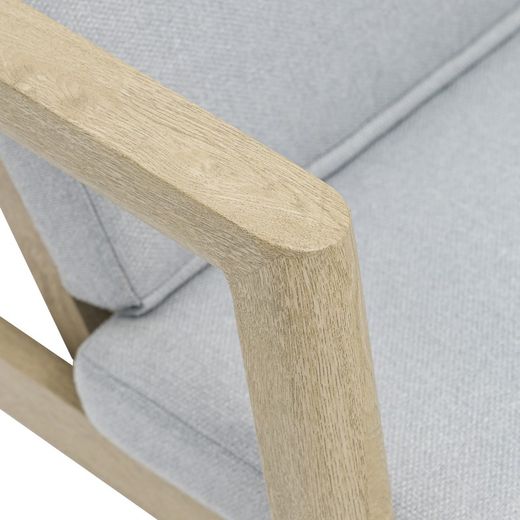 Solstol i aluminium och naturtyg, 75 x 202 x 61,5-102 cm | harmoni