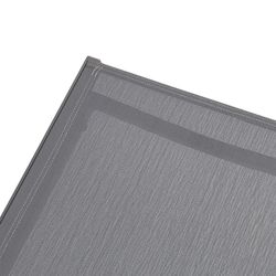 Solstol i aluminium och textil i antracit, 75 x 200 x 34 cm | bangor