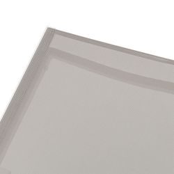 Solstol i aluminium och textil i vitt och grått, 75 x 200 x 34 cm | bangor