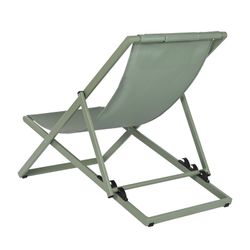 Solstol i aluminium och tyg i mintgrön, 60 x 105 x 91,5 cm | Sea Side
