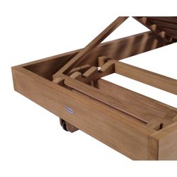 Solstol i teak i honung, 68 x 203 x 31 cm | Roxas