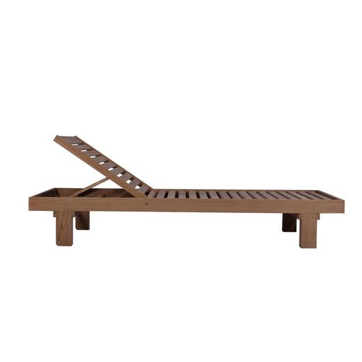 Solstol i teak i honung, 68 x 203 x 31 cm | Roxas