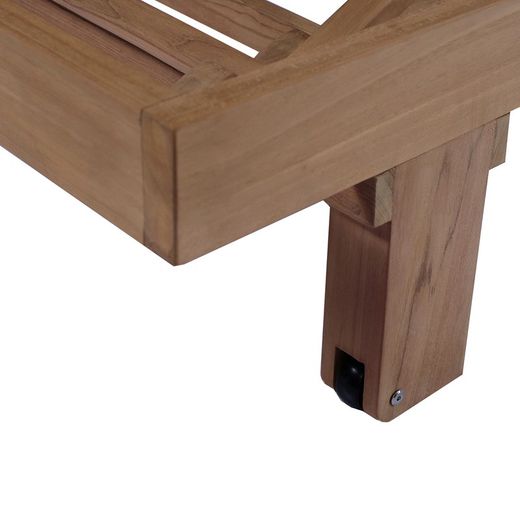Solstol i teak i honung, 68 x 203 x 31 cm | Roxas