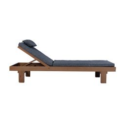 Solstol i teak i honung, 68 x 203 x 31 cm | Roxas