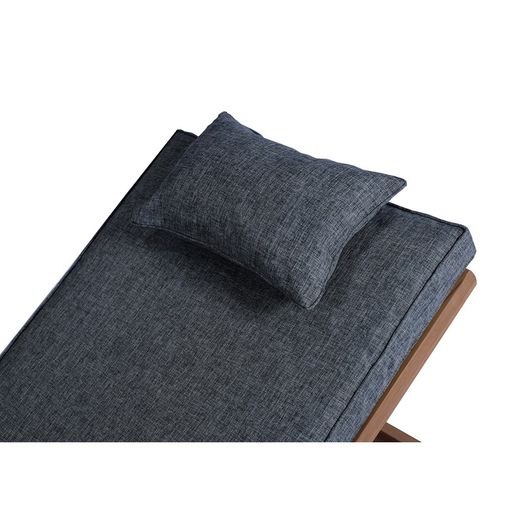 Solstol i teak i honung, 70,1 x 198 x 33,5 cm | Mati