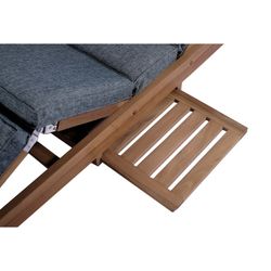 Solstol i teak i honung, 70,1 x 198 x 33,5 cm | Mati