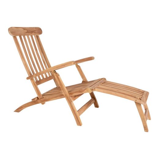 Solstol i teak i natur, 150 x 60 x 95 cm | Rev