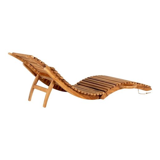 Solstol i teak i natur, 160 x 50 x 25 cm | Arrieta