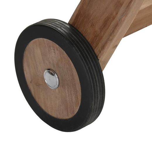 Solstol i teak i natur, 65 x 200 x 36 cm | Sea Side