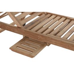 Solstol i teak i natur, 65 x 200 x 36 cm | Sea Side