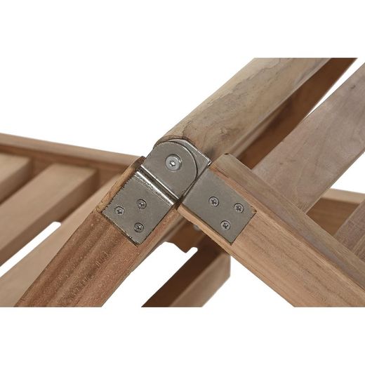 Solstol i teak i natur, 65 x 200 x 36 cm | Sea Side