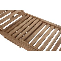 Solstol i teak i natur, 65 x 200 x 36 cm | Sea Side
