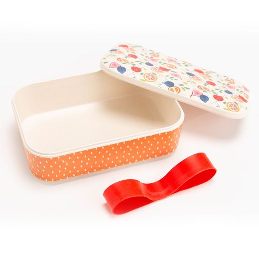 Bambus-Tupperware, 12,6 x 19,8 x 6,5 cm  Qechic