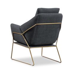 YOUR | Anthracite upholstered armchair 78 x 78 x 77 cm