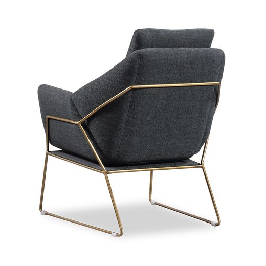 YOUR | Anthracite upholstered armchair 78 x 78 x 77 cm