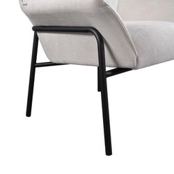 UDINE | Beige gepolsterter Sessel 80 x 84 x 90,5 cm