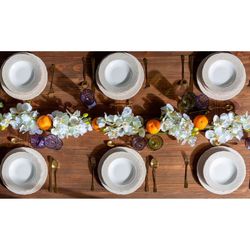 Service de table en céramique vierge de 18 pièces | alka