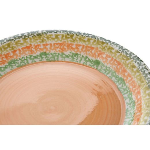 Vaisselle en grès 18 pièces en orange | Automne