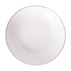 18-Piece White and Gold Porcelain Dinnerware Set | Greg