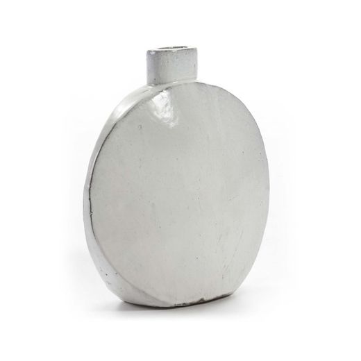 White stoneware pot, 40x15x43 cm