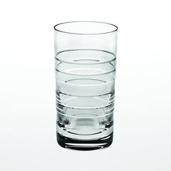 Bicchiere alto in vetro trasparente, Ø 7,3 x 14,2 cm | Vinile