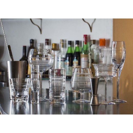 Clear glass tumbler, Ø 8.7 x 10 cm | Vinyl