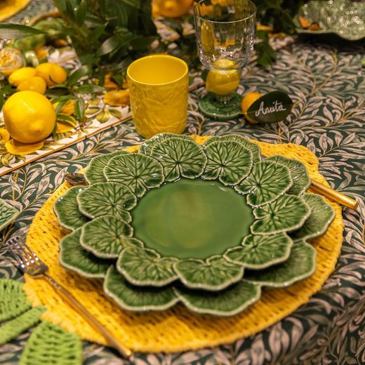 Low yellow earthenware glass, Ø 9 x 10 cm | Carmen Limon