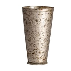 Silver Plated Brass Cup, Ø8x14 cm.