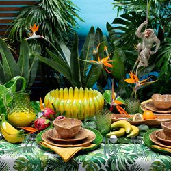 Green Low Glass in Green Buriti Glass, Ø8,8x13cm