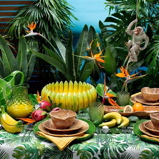 Green Low Glass in Green Buriti Glass, Ø8,8x13cm