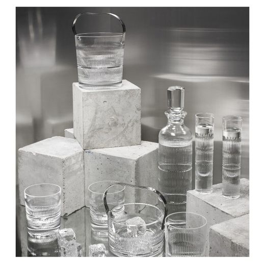 Crystal short whiskey glass in transparent, Ø 8.5 x 9.7 cm | sell me