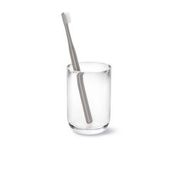 Vaso para baño Junip transparente, Ø7x10cm